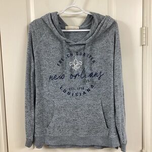 Ocean Drive Heather Gray Knit Top